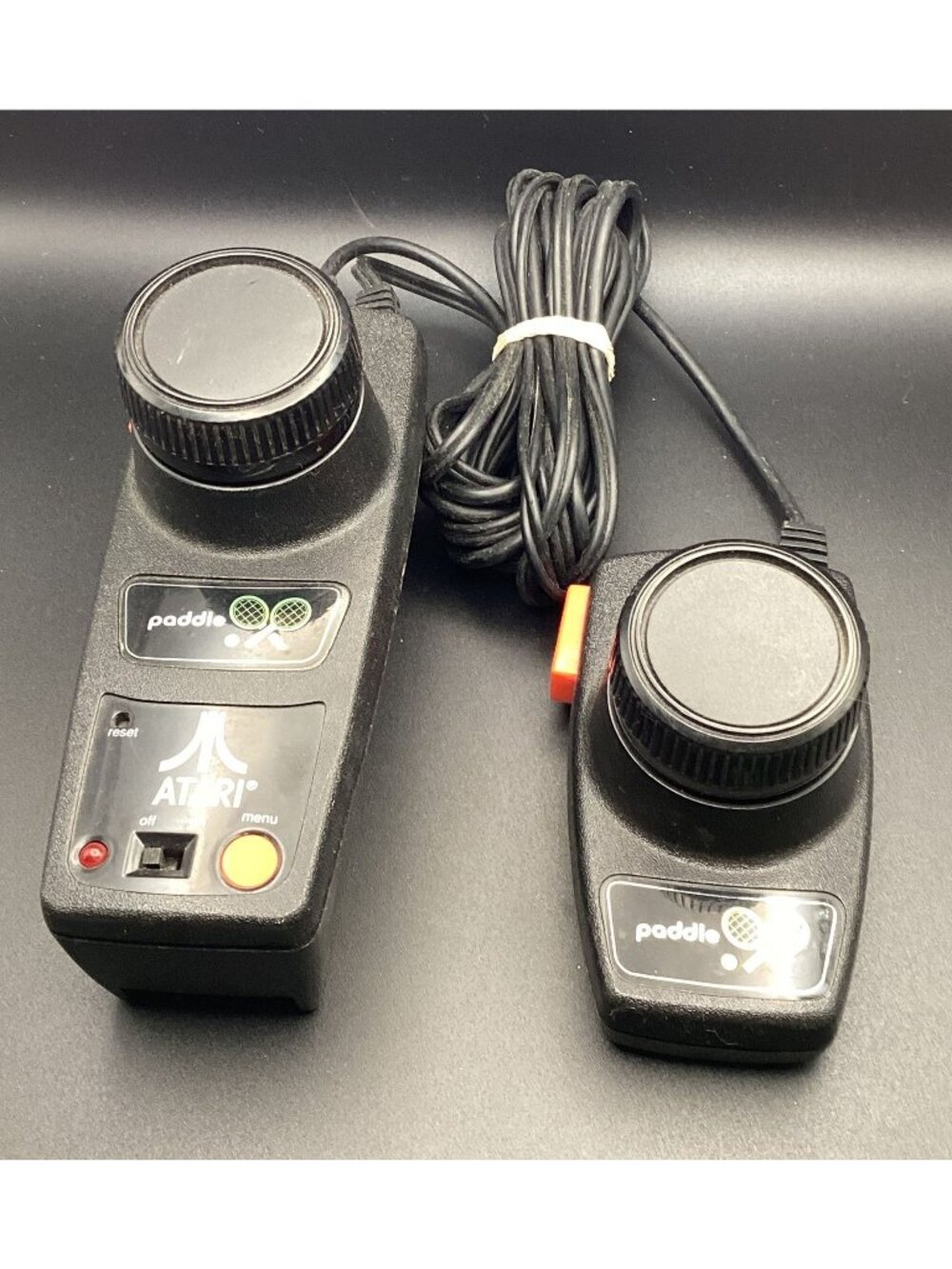 Atari Paddle 2004 Retro Game Unit Connect To TV No Battery Cover Untested As-Is!